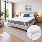 Surmatelas mousse haute résilience 6 cm