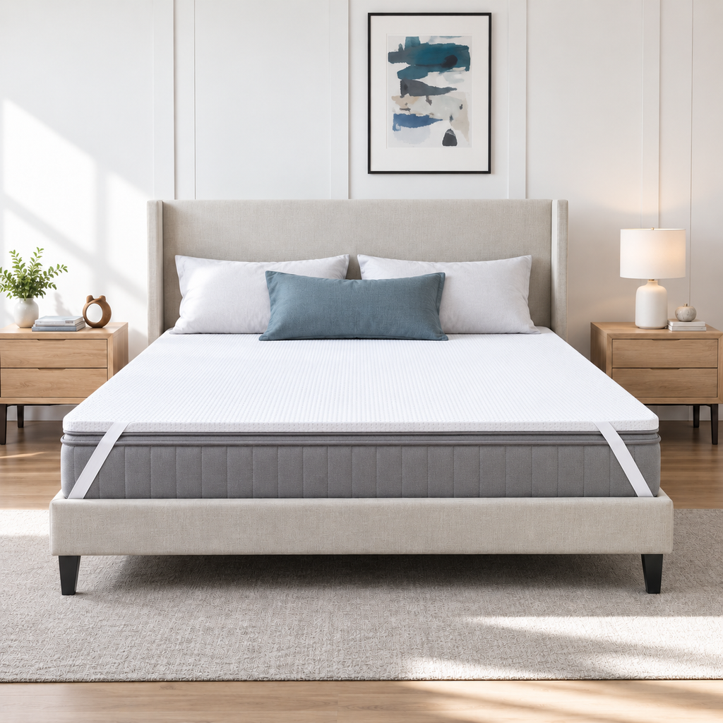 Surmatelas mousse haute résilience 6 cm