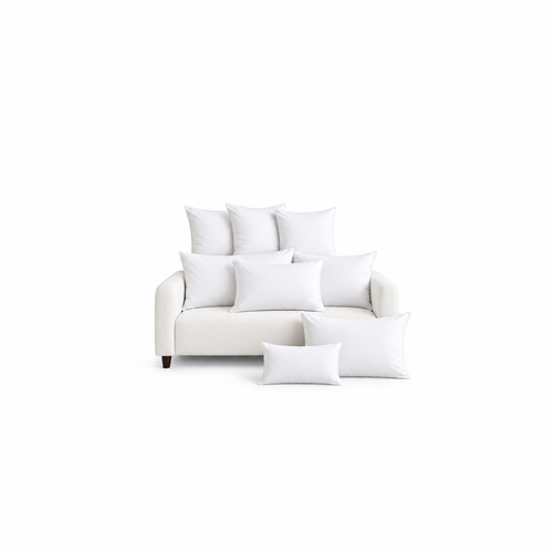 Oreillers en plumes d'oie et fibres polyester