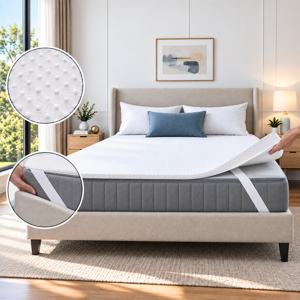 Surmatelas mousse haute résilience 6 cm