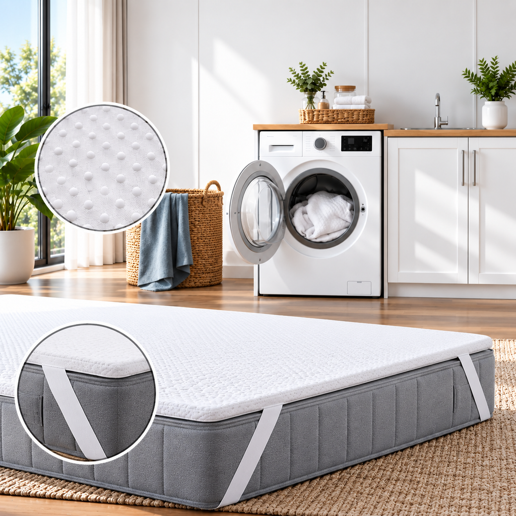 Surmatelas mousse haute résilience 6 cm